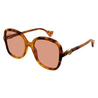 Gucci Sunglasses, female, Brown, Size: 56 MM Gg1178S Sunglasses