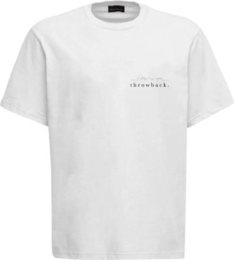 Throwback T-shirts - Heren - T-shirts - Wit - XL - Katoen - Tops