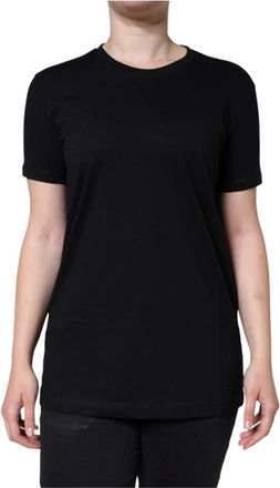 Dolce & Gabbana Mujer, Camisetas, Negro, Talla: S