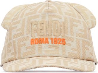 Fendi Baseball Orecch Roma 192 - unisex - Petten - Beige - L - Accessoires