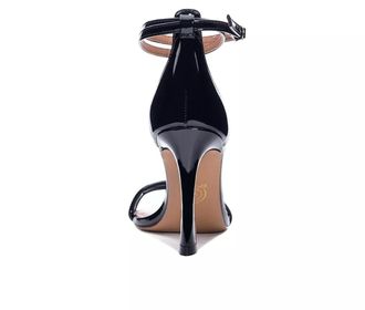 Chinese Laundry Women Jasmine Flared Stiletto Heel In Black Patent