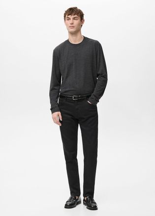 Mango Jeans Patrick slim fit Ultra Soft Touch black denim - Uomo - 44 - MANGO MAN