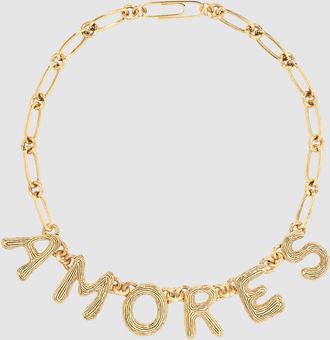 Aurélie Bidermann Collier Amaité Doré