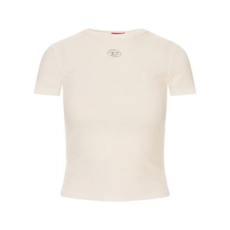 Diesel T-Ele-Long-Od - female - Diesel - T-Shirts - White - XS - Tops