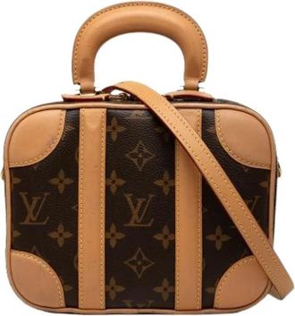 Louis Vuitton Pre-owned Valisette BB - Dames - Vintage Mini Tas - Bruin - ONE Size - Leer - Vintage