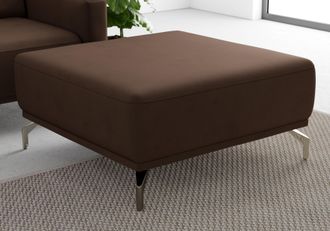 Sit&more Hocker »Bailando« mit Federkern und satinierten Nickelfüssen