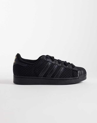 adidas Originals Superstar II - Sneakers nero triplo