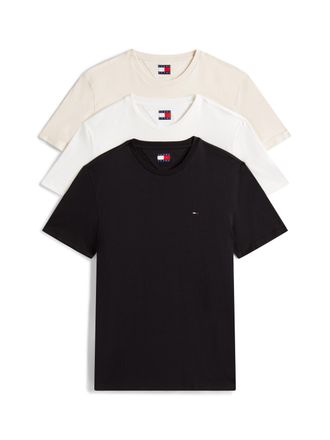 Tommy Jeans TJM XSLIM 3 PACK TEE Mit Rundhalsausschnitt