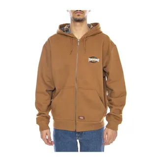 Dickies Hombre, Sudaderas, Marr&oacute;n, Talla: M