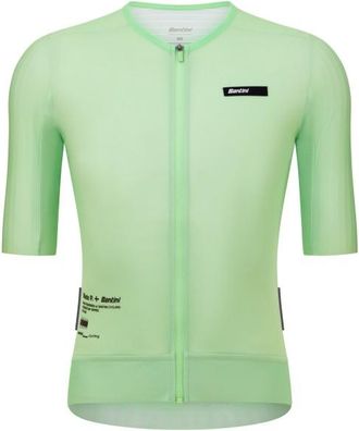 Santini Mads Pedersen Momentum Series Short Sleeve Jersey Velotrikot - Unisex | gr&uuml;n