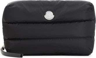 Moncler Tassen, Dames, Zwart, ONE Size, Zwarte heuptas voor vrouwen