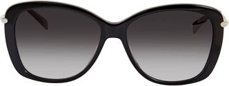 Longchamp Grey Gradient Butterfly Ladies Sunglasses LO616S 005 56