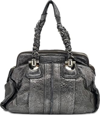 Chloé Borsa tote Heloise in pelle - Argento