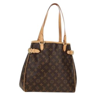Louis Vuitton Pre-owned Tote Bags, female, Brown, Size: ONE SIZE Pre-owned Canvas Tote Bag