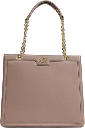 A|X Armani Exchange Stijlvolle Portemonnee voor Mannen en Vrouwen - Dames - Schoudertassen - Beige - ONE Size - Polyester - Tassen