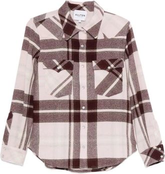 Kujten Lumber Overshirt - Dames - Overhemden - Veelkleurig - M - Kasjmier - Overhemden