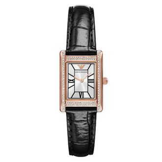 Emporio Armani Genni Quartz Crystal Silver Dial Ladies Watch AR11624