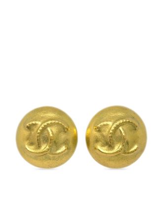 Chanel Orecchini a clip CC 1995 - Oro