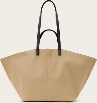 AllSaints Phoenix Spacious Leather Tote Bag