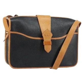 Dior Pre-owned Vintage Schoudertas - Dames - Vintage Schoudertas - Zwart - ONE Size - Leer - Vintage