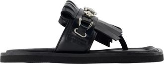 Toga Archives Aj 1461 Sandalen - Dames - Slippers - Zwart - 35 EU - Leer - Schoenen