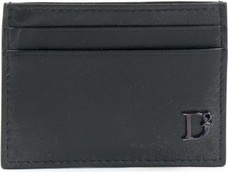 Dsquared2 Logo Wallet - Heren - Portefeuilles - Zwart - ONE Size - Leer - Accessoires