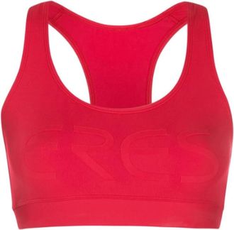 Eres Sportbeha met bedrukt logo - Dames - Sport BHs - Rood - S - Spandex - Fitness