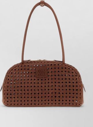 Miu Miu beau leather clutch bag