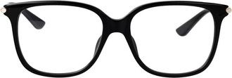 Alexander McQueen Am 0554O Optisch Montuur - Dames - Brillen - Zwart - 53 MM - Accessoires