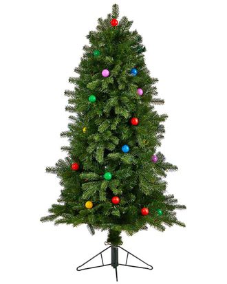 Nearly Natural 5Ft. Montana Mountain Fir Artificial Christmas Tree