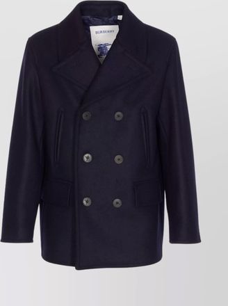 Burberry double-breasted jacket waist belt