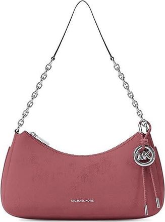 Michael Kors Nolita Medium Chain Pouchette Shoulder Womens Handbags Rosewood : MD, Leather/Polyester