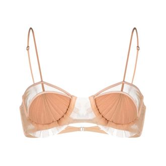 Nensi Dojaka Bras, female, Beige, XS, Exploding Flower Bra