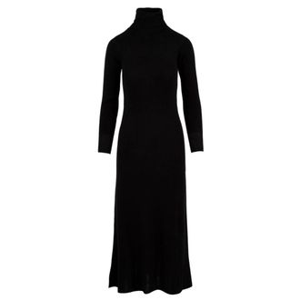 Aspesi Kleedjes - Dames - Kleedjes - Zwart - S - Wol - Kleedjes