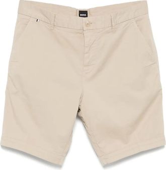BOSS Gabardine chino shorts - Beige