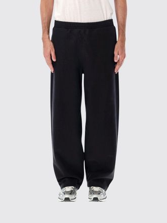 Champion Pantaloni sportivi wide leg in cotone con vita elasticizzata