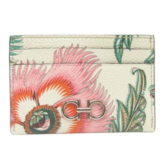 Ferragamo Leather Card Case (Pre-Owned)