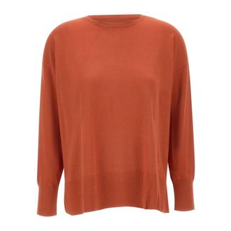 Elena Miro Dames, Truien, Oranje, Maat: M Viscose