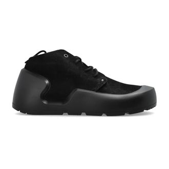 Birkenstock Reykjavik Mid Lace Regular Fit - Heren - Schoenen - Zwart - Maat: 42 EU Leer