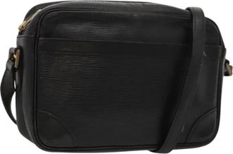 Louis Vuitton Tweedehands leren Louis Vuitton tassen - Dames - Vintage Schoudertas - Zwart - ONE Size - Leer - Vintage