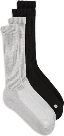 Zella 2-Pack Scrunch Socks in Grey Multi at Nordstrom, Size 6-8.5