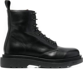 Buttero Storia Veterlaars - Heren - Veterlaarzen - Zwart - 45 EU - Leer - Schoenen