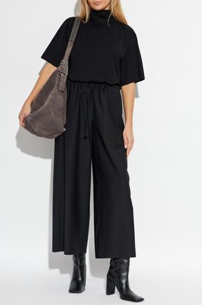 Christophe Lemaire Top With A Decorative Neckline, Womens, Black