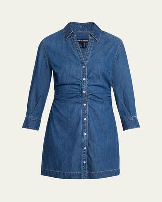 Veronica Beard Maura Denim Mini Dress
