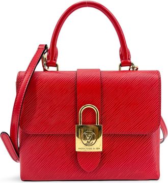 Louis Vuitton Locky Epi Leather Red Leather Handbag (Pre-Owned)