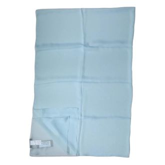 Dolce & Gabbana Silk Stole - female - Dolce & Gabbana - Silk Scarves - Blue - ONE SIZE - Accessories
