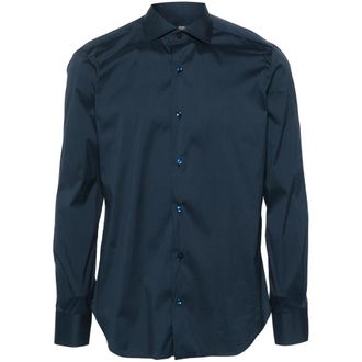 Barba Spread-collar Shirt