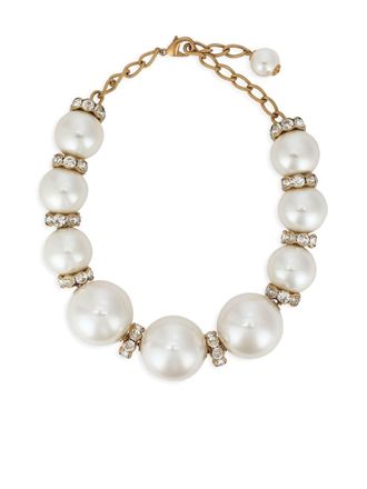 Dolce & Gabbana Choker con strass - Oro