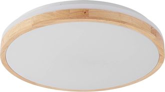 Lindby L&aacute;mpara De Techo Led emiva En Marr&oacute;n Madera - Lindby