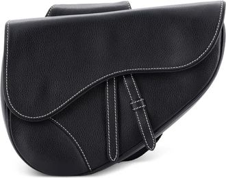 Dior Saddle Leather Mini crossbody bag - Zwart